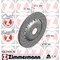 Zimmermann BRAKE DISC REAR-FUSION Z/COATED 396X24MM 150.2909.70 - alternate 1